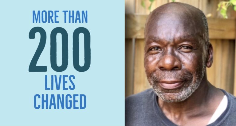 More than 200 lives changed graphic