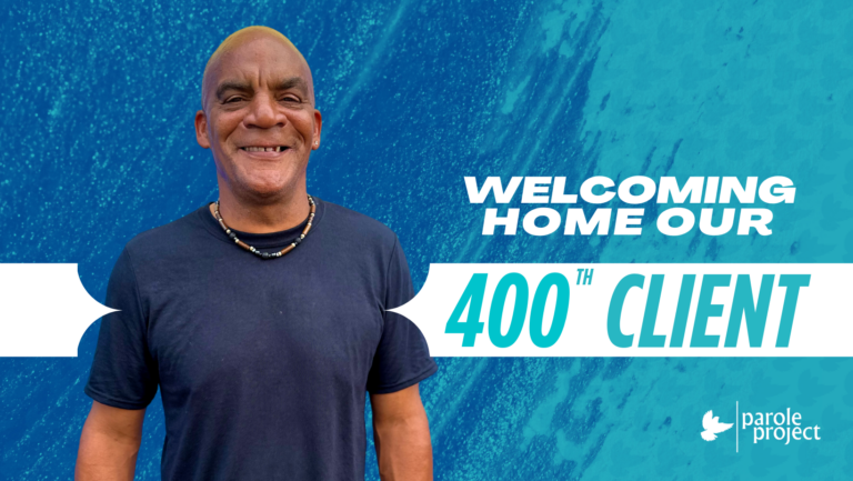 Welcoming home 400th client graphic